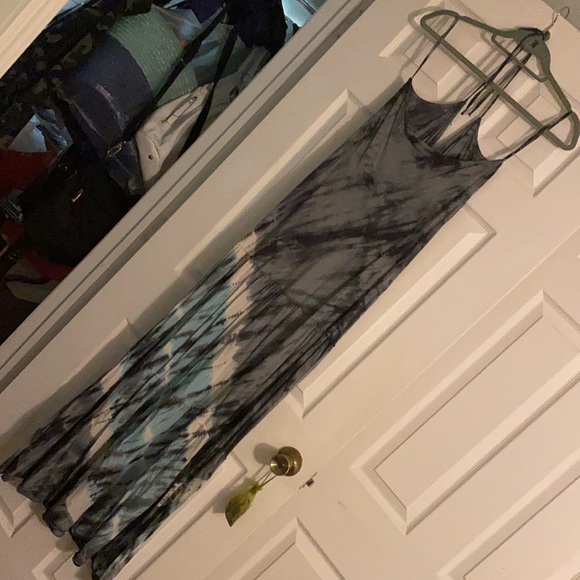 Maxi halter dress tie dye M EUC - Picture 6 of 13